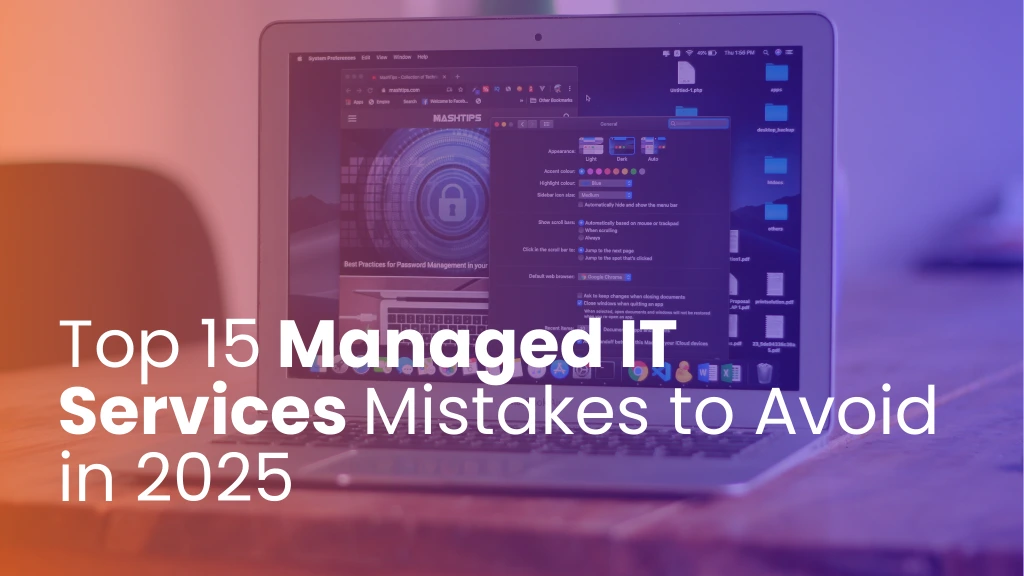Top 15 Managed IT Services Mistakes to Avoid in 2025